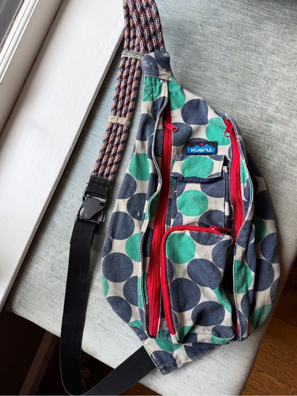 KAVU Polka Dot Rope Sling Bag